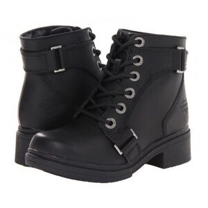 Harley-Davidson Celia Lace Motorcycle Boots Style D83582 Black